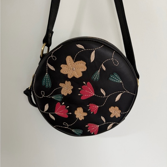 Portland Leather Handbags - 💐 Folklore Circle Crossbody Bag - Portland Leather